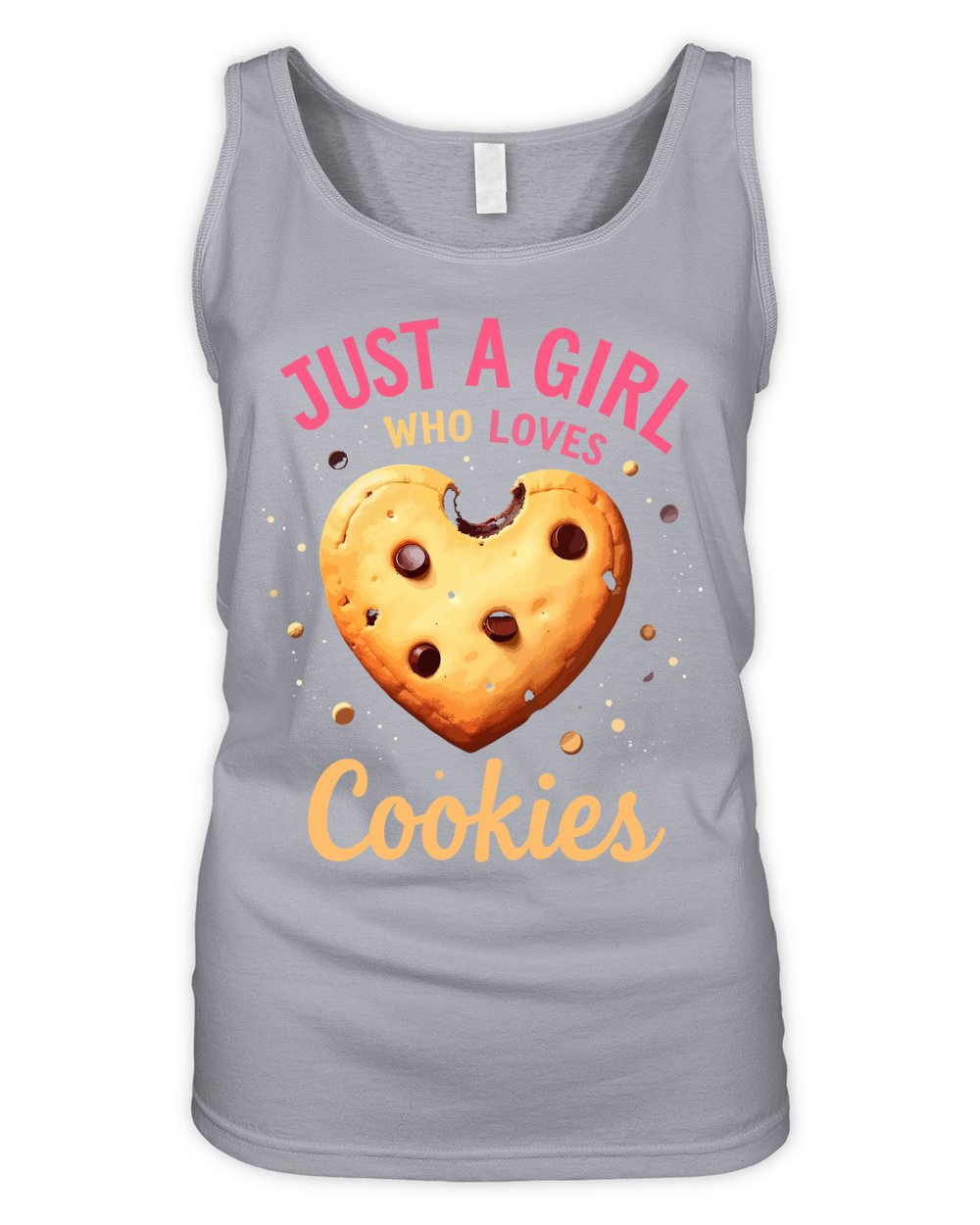 Just a girl who loves cookies Organic Women's Tank Top