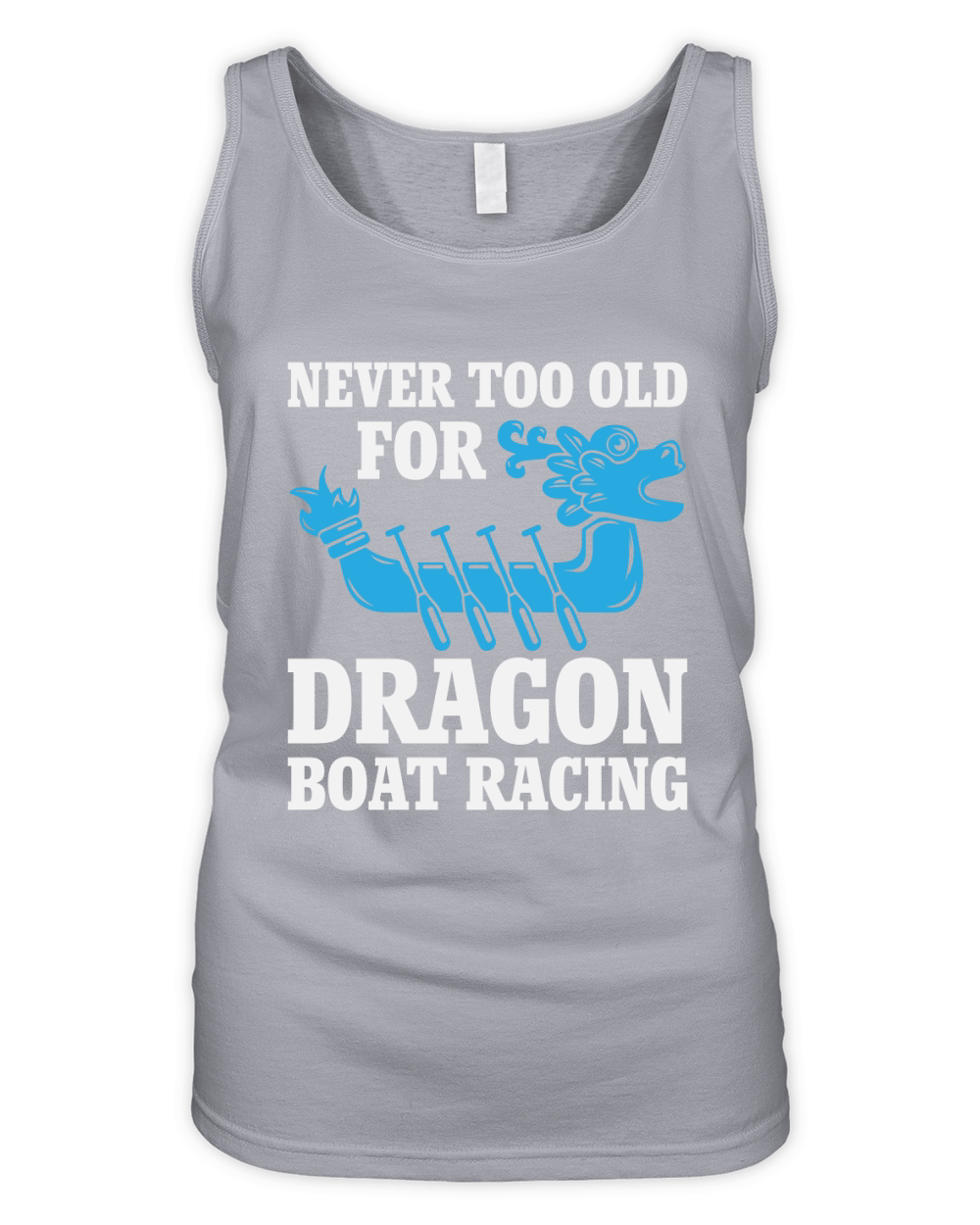 Never too old for Dragon Boat Racing Organic Women's Tank Top