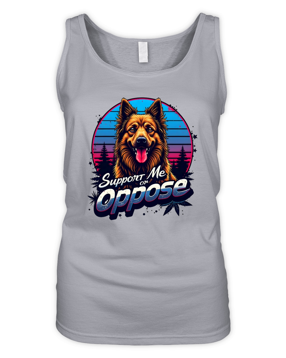 Support Me or Oppose Organic Women's Tank Top