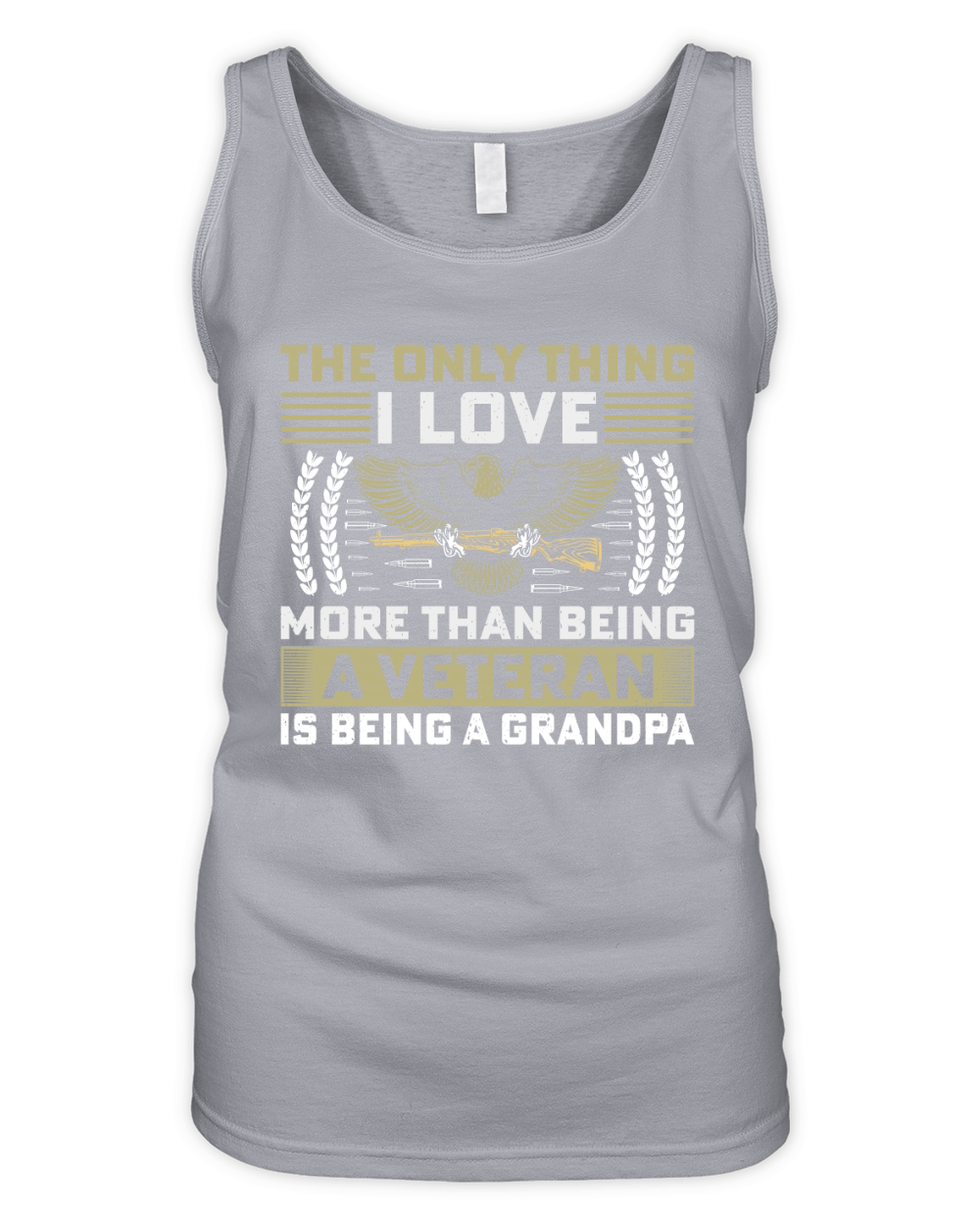 The only thing i love more than being a veteran is being a grandpa Organic Women's Tank Top