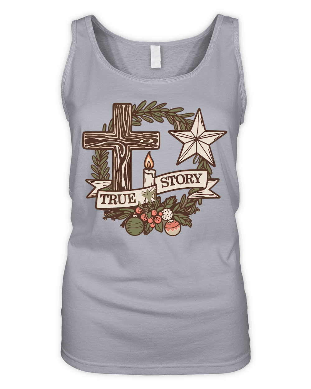 True Story Christmas 2 Organic Women's Tank Top