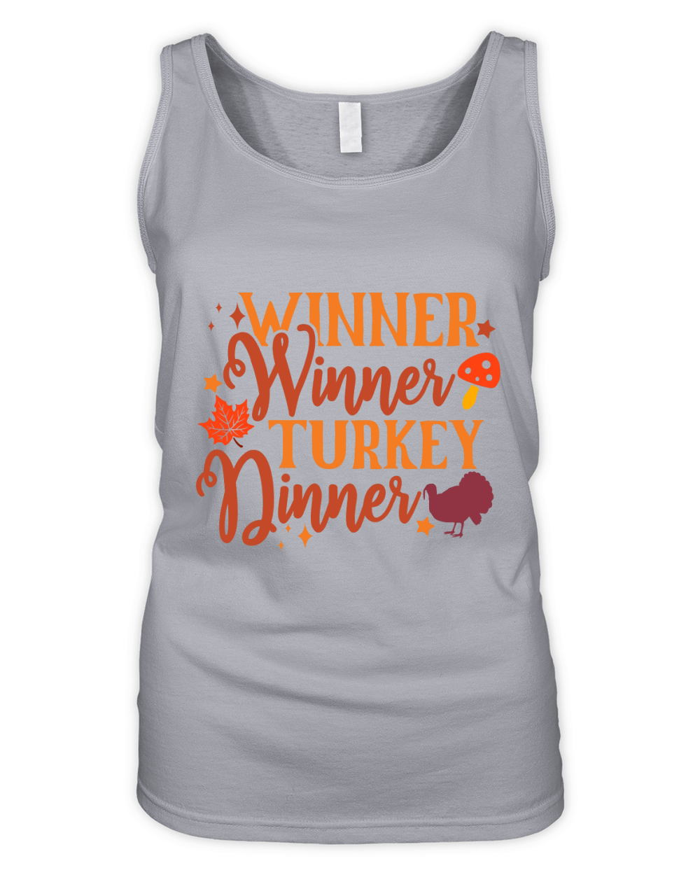 Winner Winner Turkey Dinner Organic Women's Tank Top