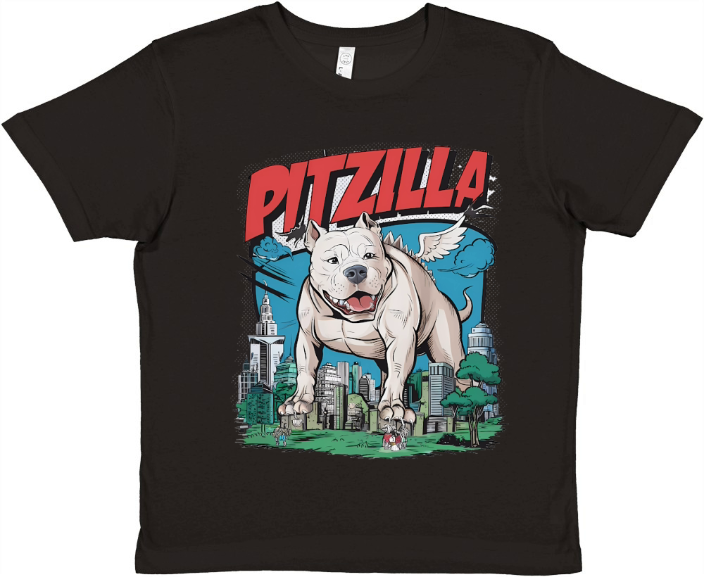 dogzilla (6) Premium Kids Crewneck T-shirt