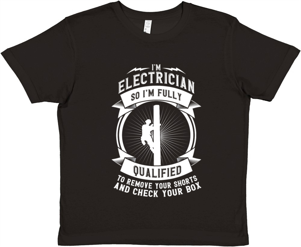 Electricial Worker Master Electrician Electrician Premium Kids Crewneck T-shirt