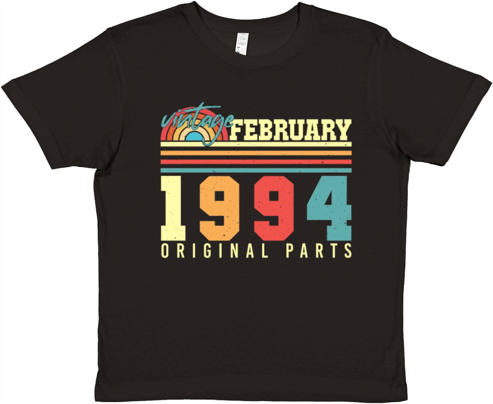 Gift Idea Vintage February 1994 Premium Kids Crewneck T-shirt
