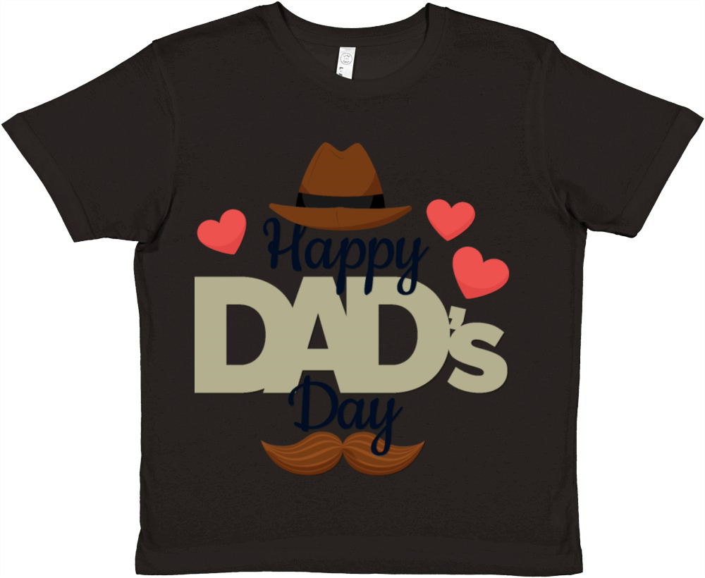 Happy Fathers Day Premium Kids Crewneck T-shirt