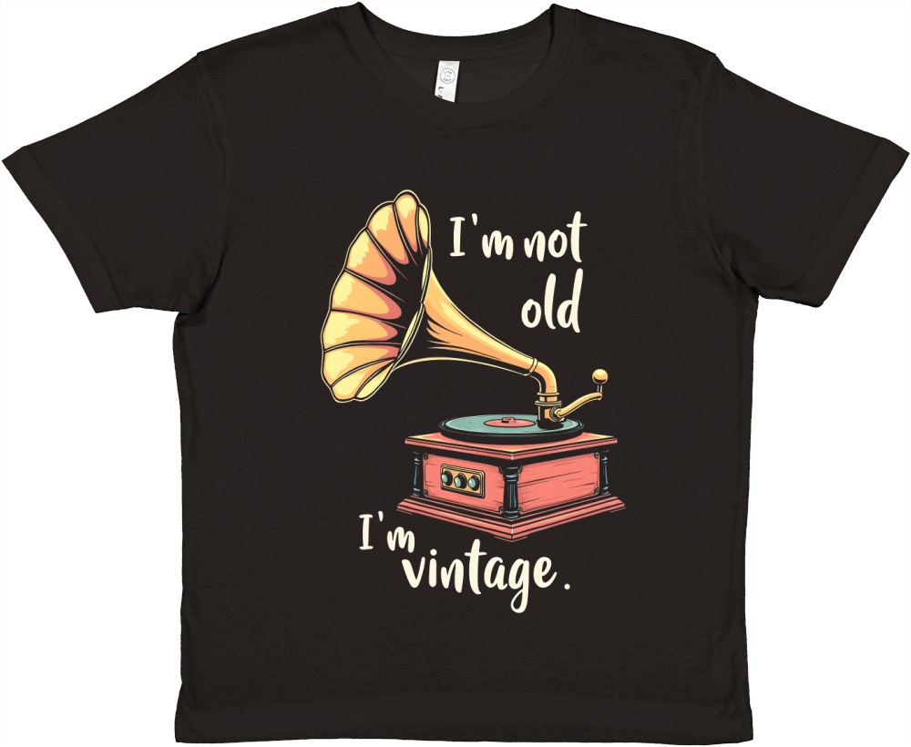 Im Not Old Im Vintage Premium Kids Crewneck T-shirt