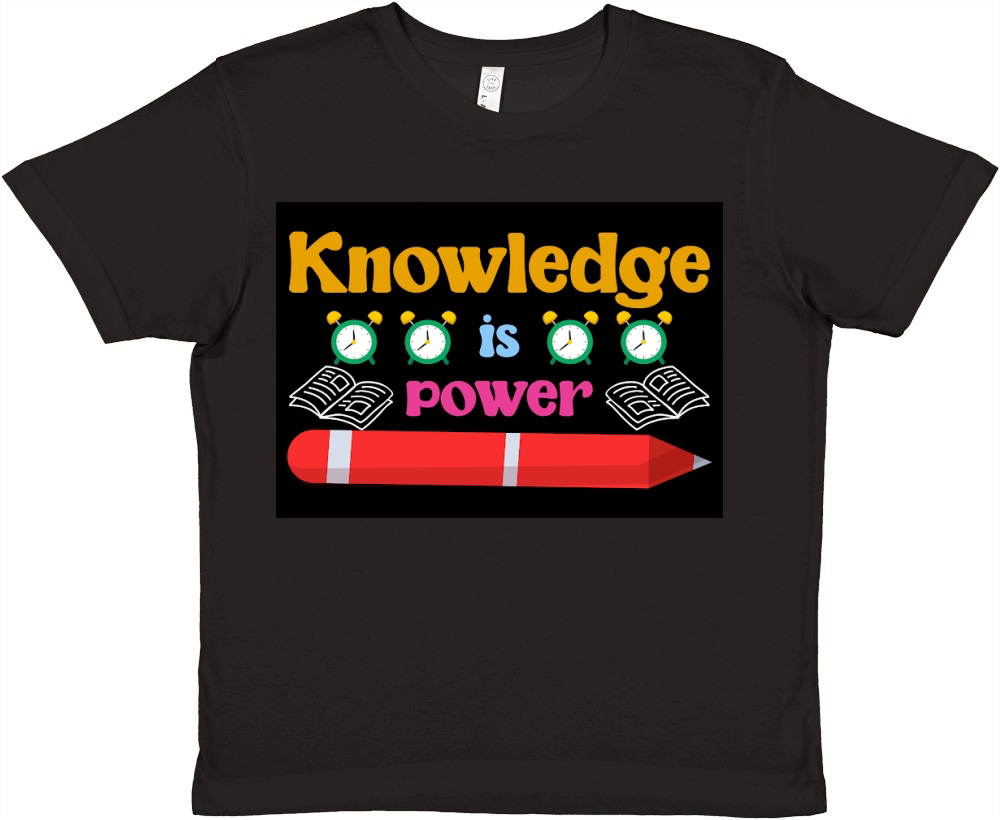 Knowledge is power Premium Kids Crewneck T-shirt
