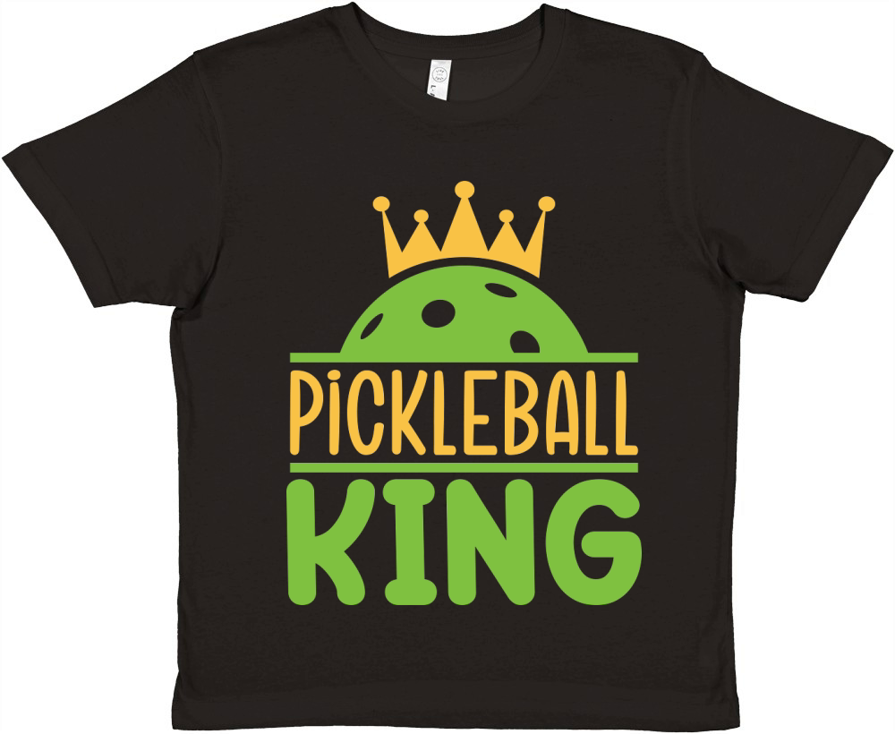 Pickleball King 03 Premium Kids Crewneck T-shirt