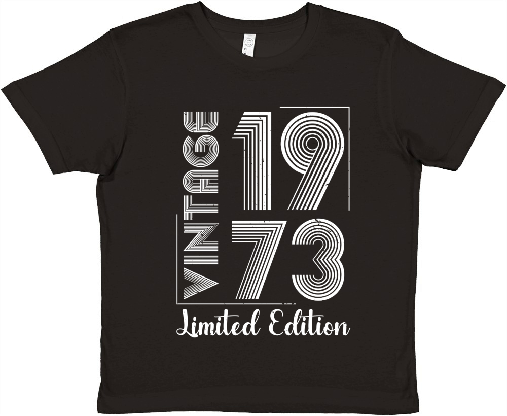 Vintage 1973 Limited Edition Premium Kids Crewneck T-shirt
