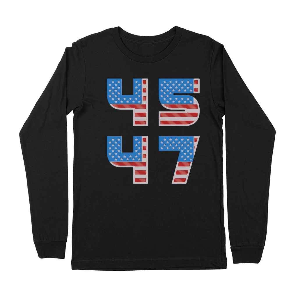 45 47 Trump 2024 American Premium Long Sleeve