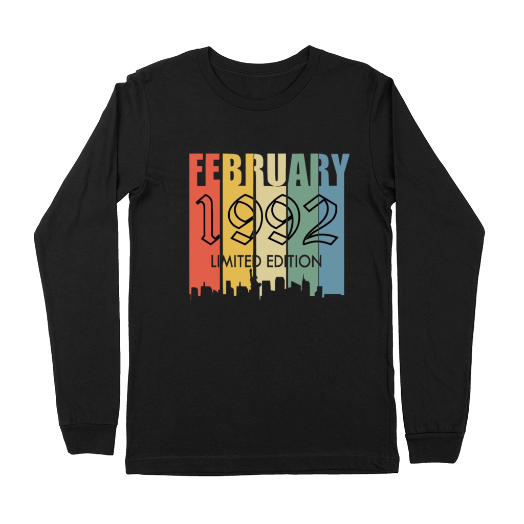 February 1992 year vintage saying Premium Long Sleeve