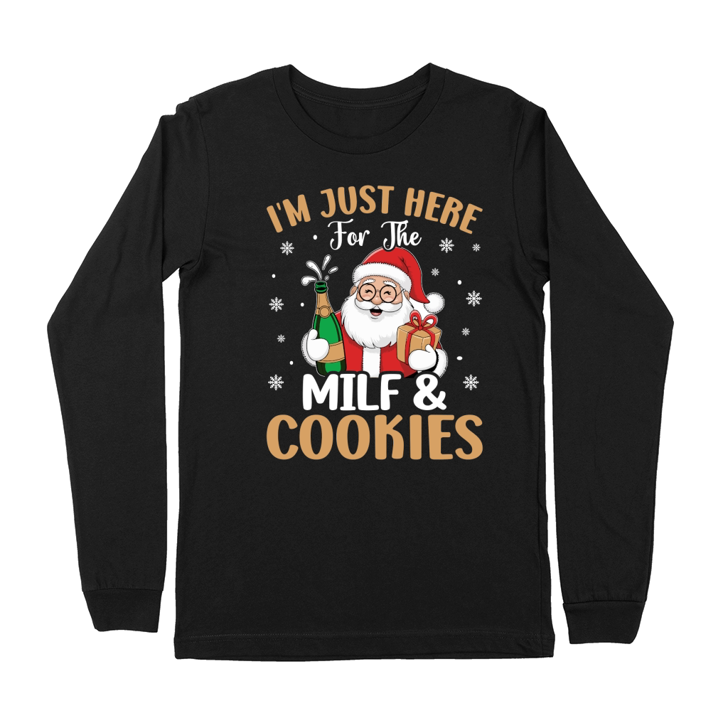 Im Just here for the Milf & Cookies 6 Premium Long Sleeve