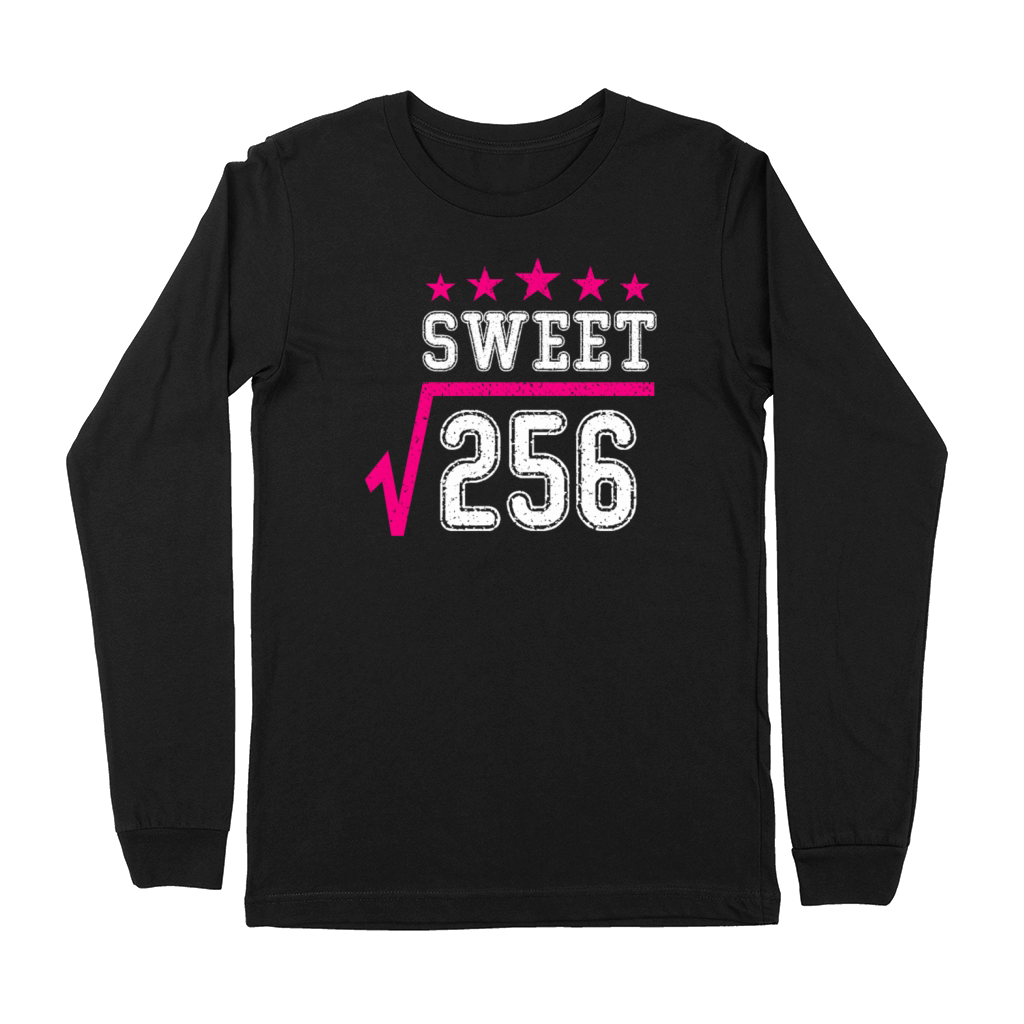 Sweet 16 - 16th Birthday Funny Sixteen Years Gift Premium Long Sleeve