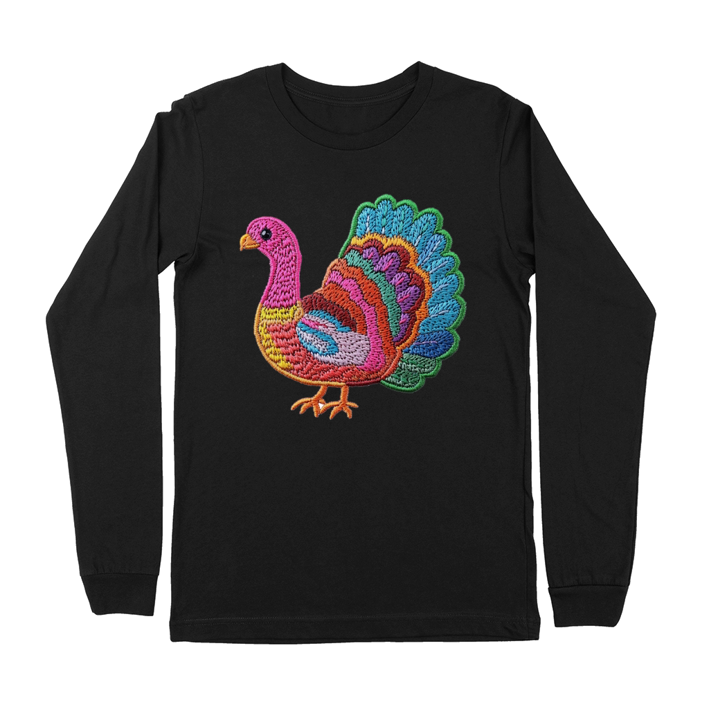 Thanksgiving Funny Turkey 16 Premium Long Sleeve