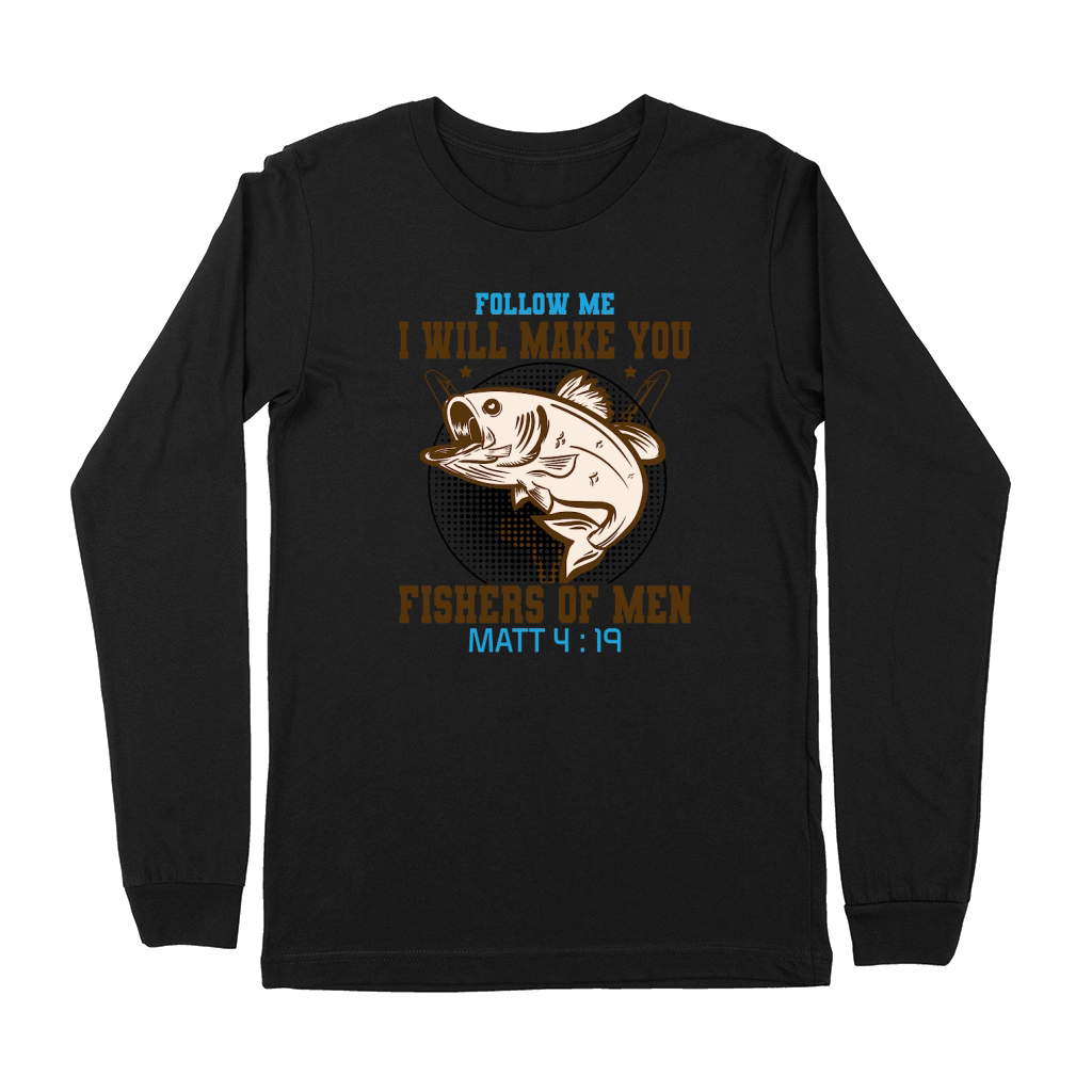 Vintage Fishers of Men,Christian Premium Long Sleeve