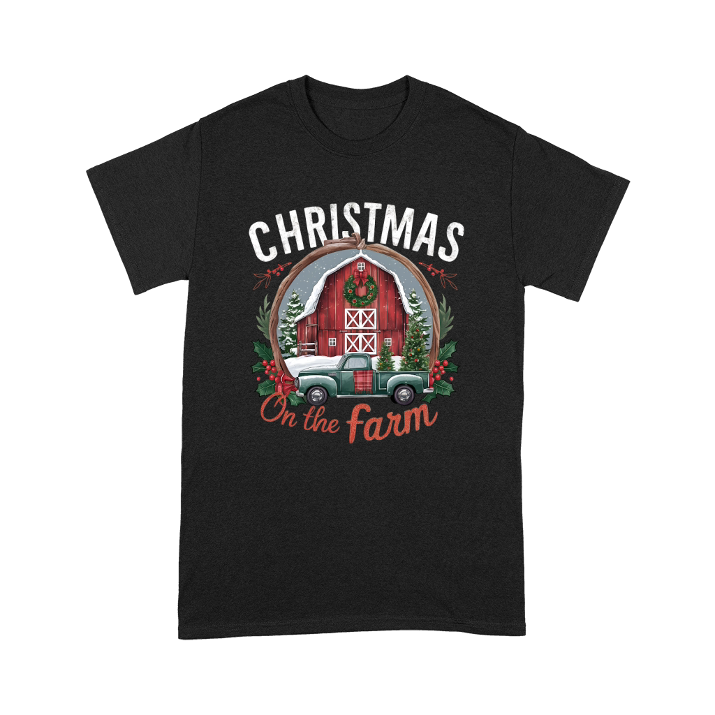 Christmas On The Farm Premium T-shirt