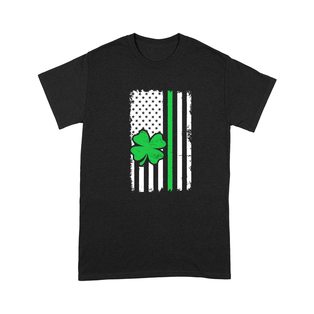 Vintage American Flag St. Patricks Day Premium T-shirt