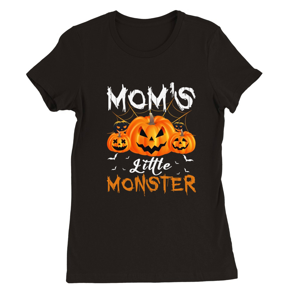 402. moms little monster Premium Womens Crewneck T-shirt