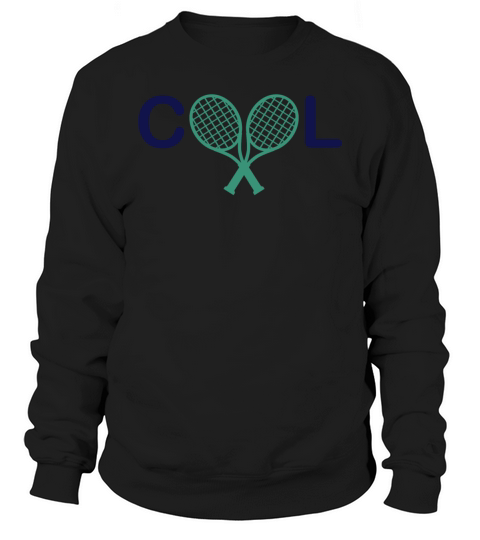 Tennis Logo in color "cool" Sweatshirt Unisex