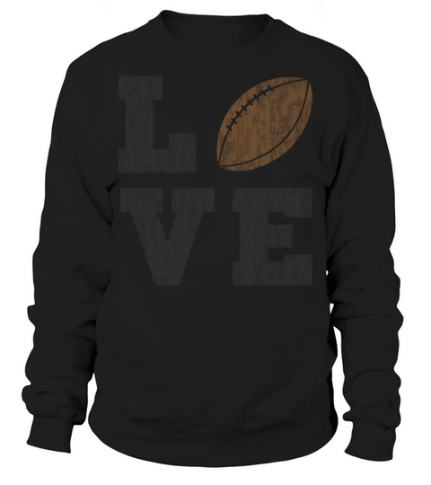 Vintage Football Love Sweatshirt Unisex
