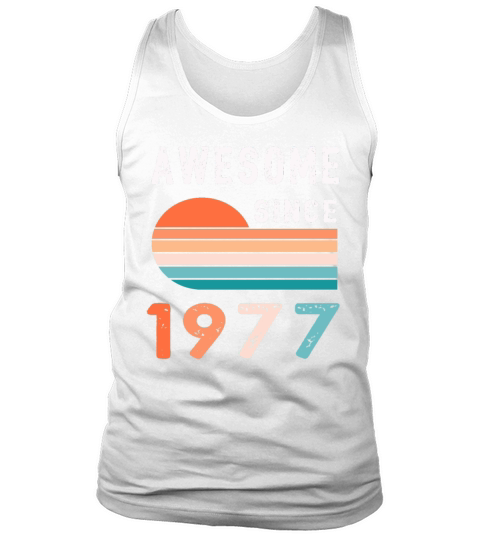 1977 Birthday Retro Vintage Gift Tank Top Unisex