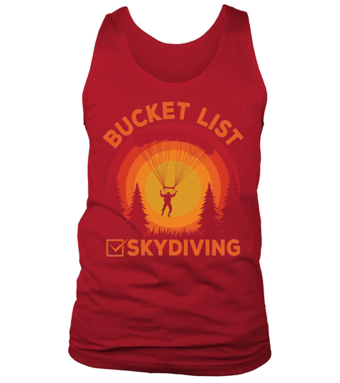 Bucket list skydiving 05 Tank Top Unisex