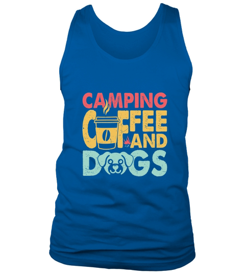 Camping coffee and gogs Tank Top Unisex