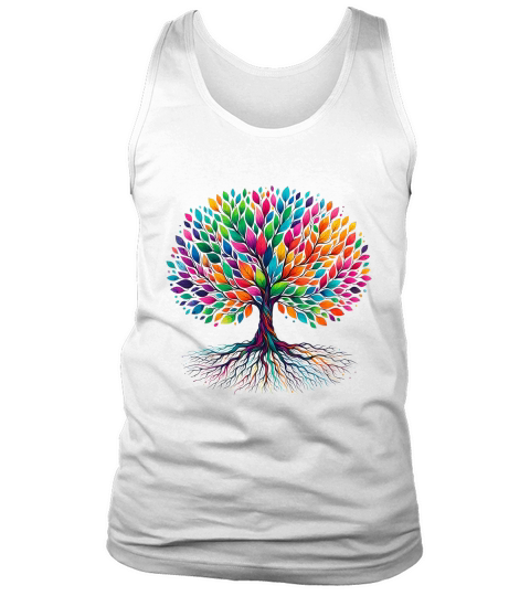 Colorful Tree Yoga Tank Top Unisex