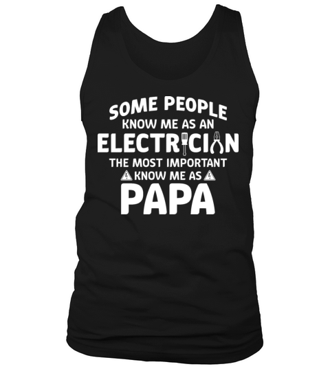 Electrician Dad Tees For Men - Gifts For Electrici Tank Top Unisex