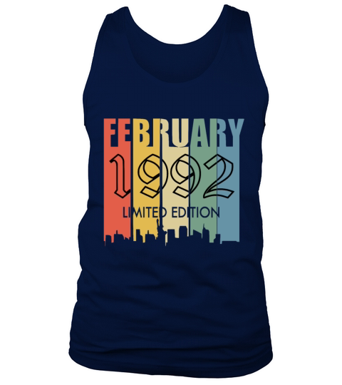 February 1992 year vintage saying Tank Top Unisex