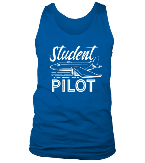 Student Pilot Aviation Airplane Aviator Tank Top Unisex