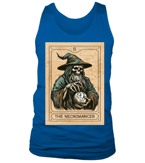 The necromancer Tarot Card Tank Top Unisex