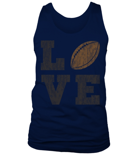 Vintage Football Love Tank Top Unisex