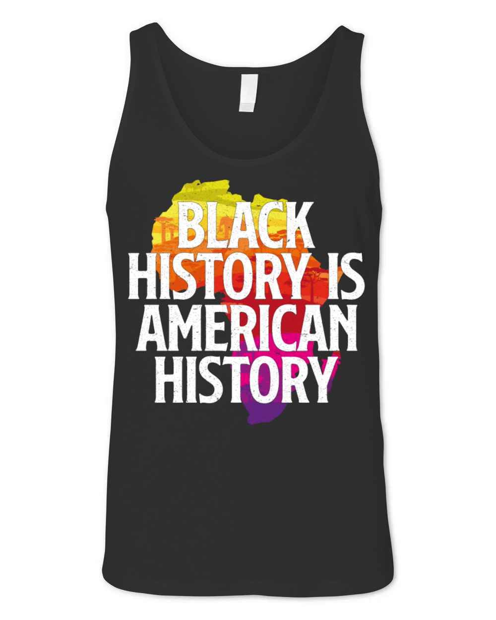 BLACK HISTORY IS AMERICAN HISTORY Unisex Jersey Tank