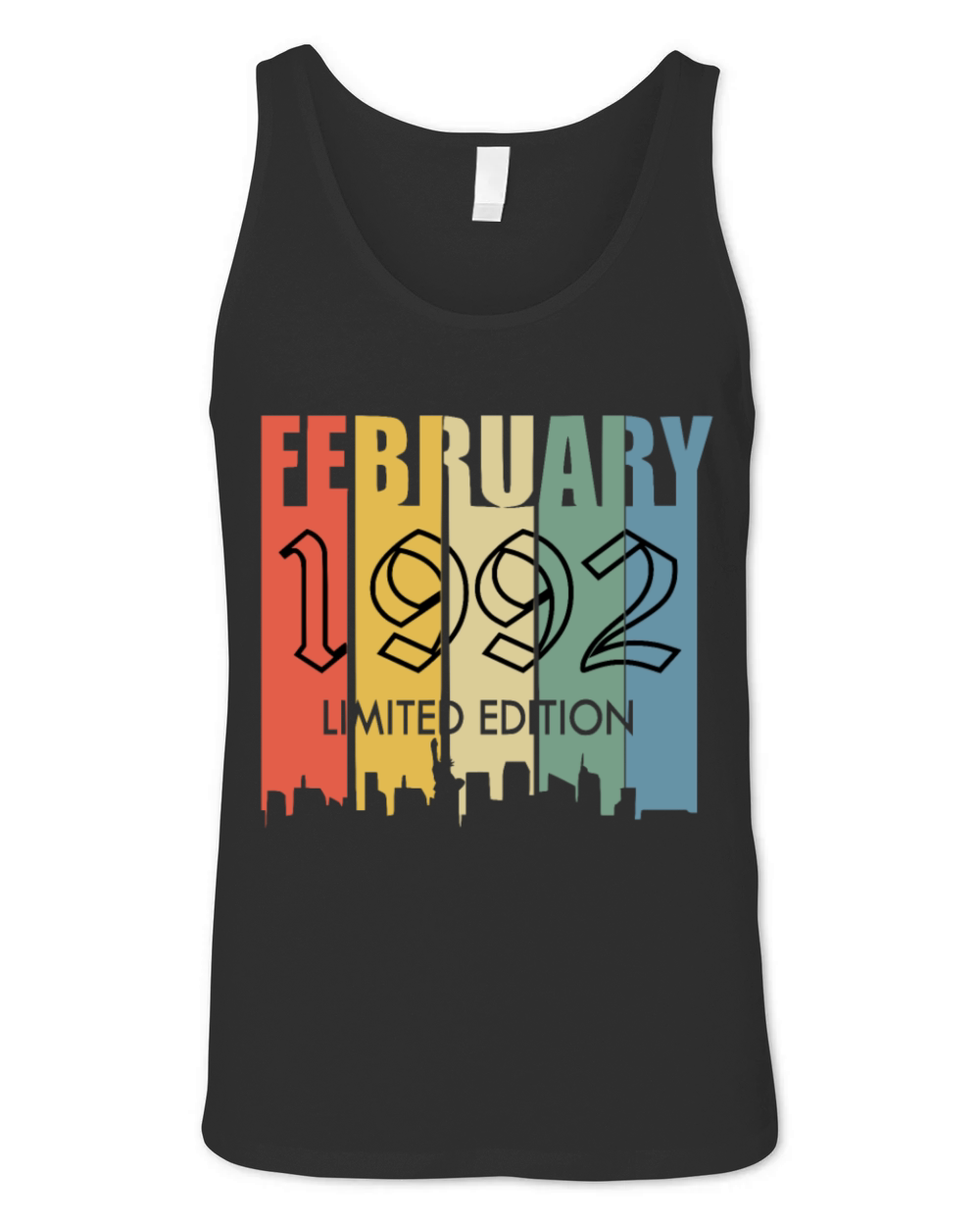 February 1992 year vintage saying Unisex Jersey Tank