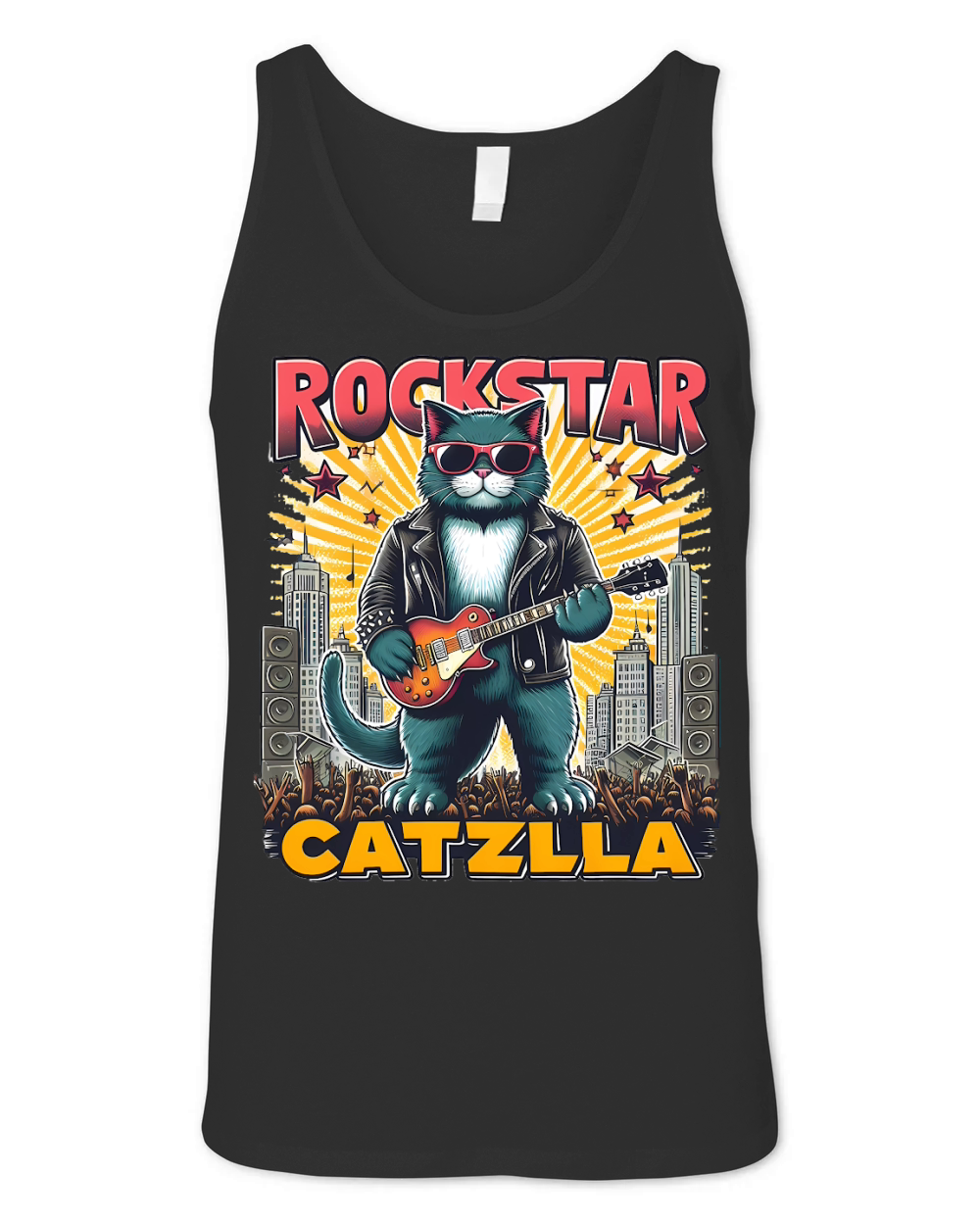 funny cat (13) Unisex Jersey Tank