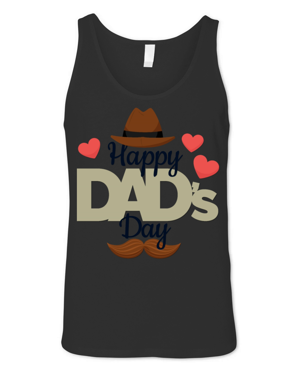 Happy Fathers Day Unisex Jersey Tank