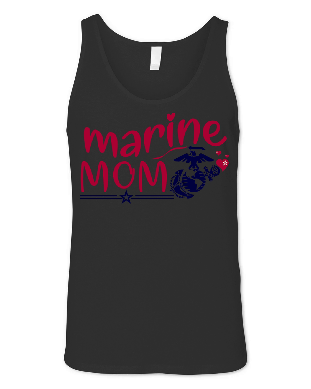 Marine Mom 02 Unisex Jersey Tank