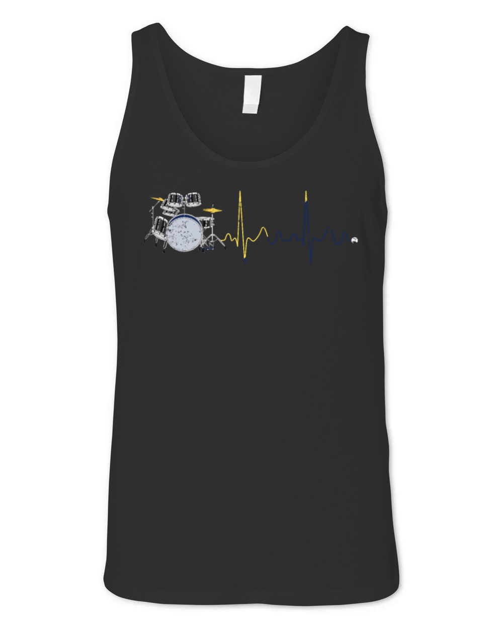 Percussion heartbeat Unisex Jersey Tank