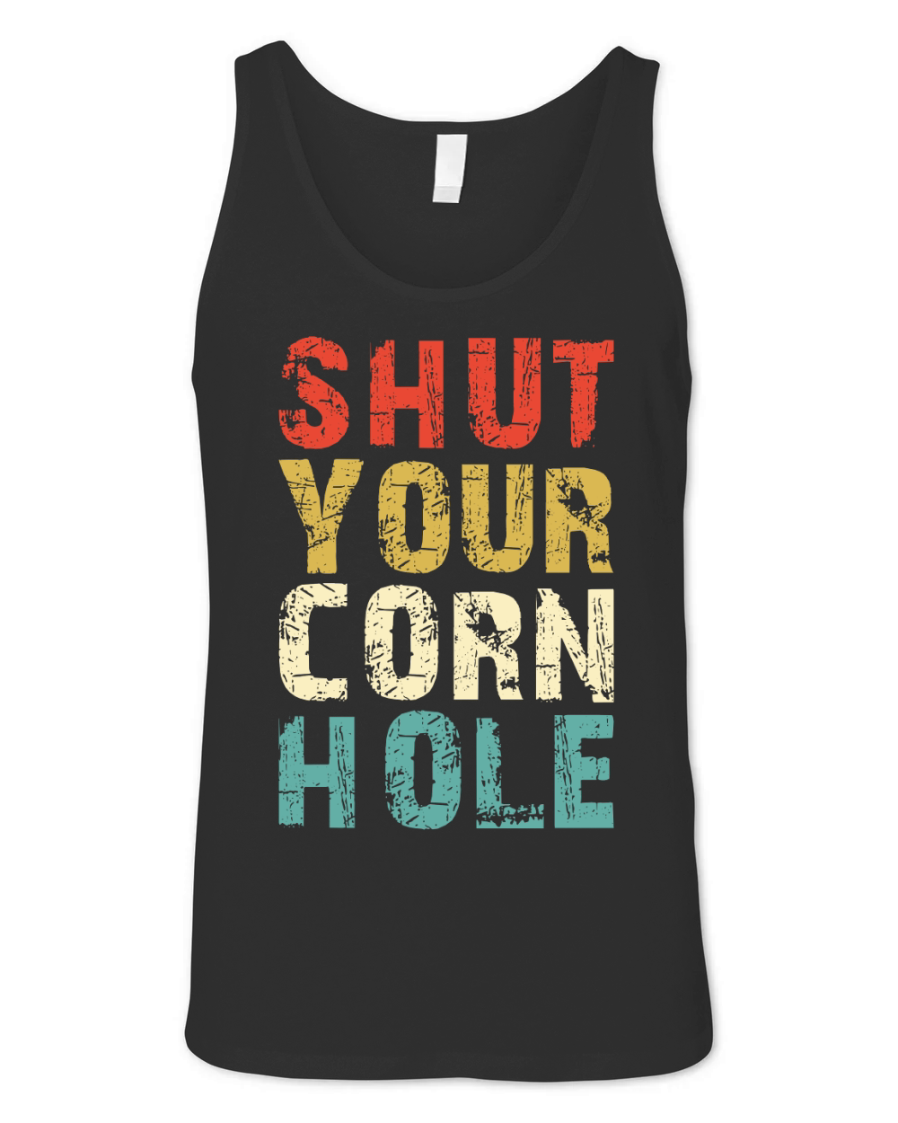 Shut Your Cornhole Unisex Jersey Tank