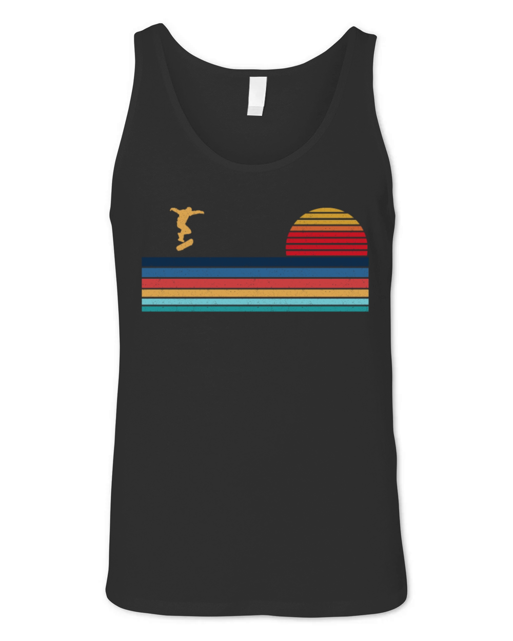 Skateboard Vintage 80S 90S Retro Unisex Jersey Tank