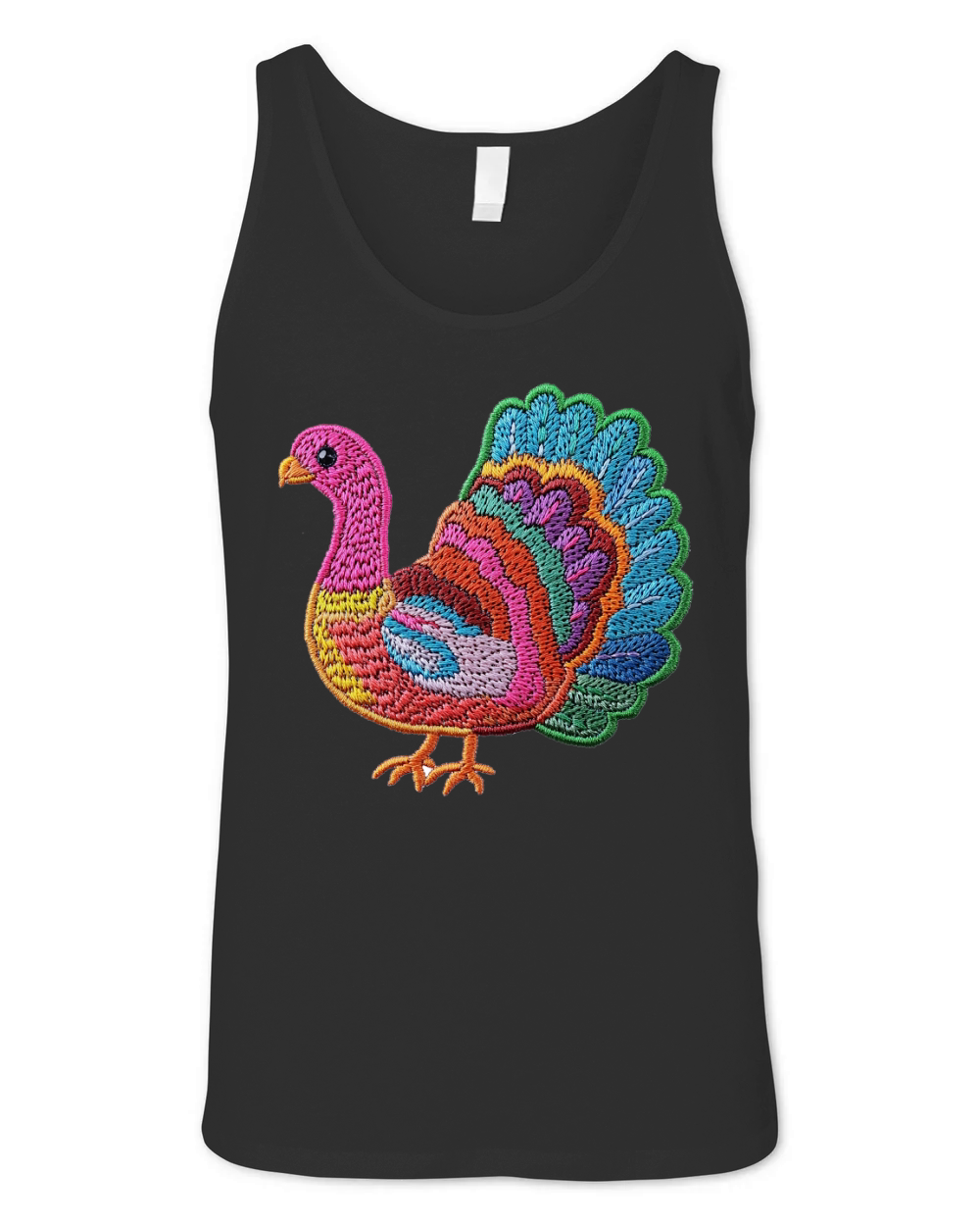 Thanksgiving Funny Turkey 16 Unisex Jersey Tank