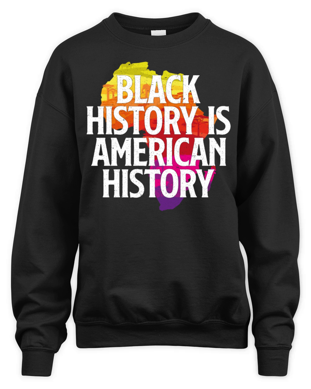 BLACK HISTORY IS AMERICAN HISTORY Unisex Premium Crewneck Sweatshirt