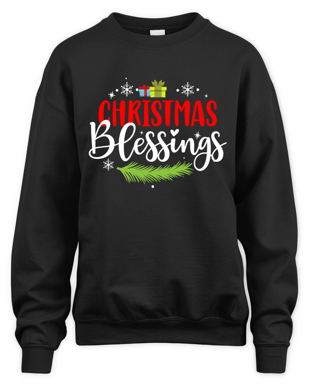 Christmas Blessings 4 Unisex Premium Crewneck Sweatshirt