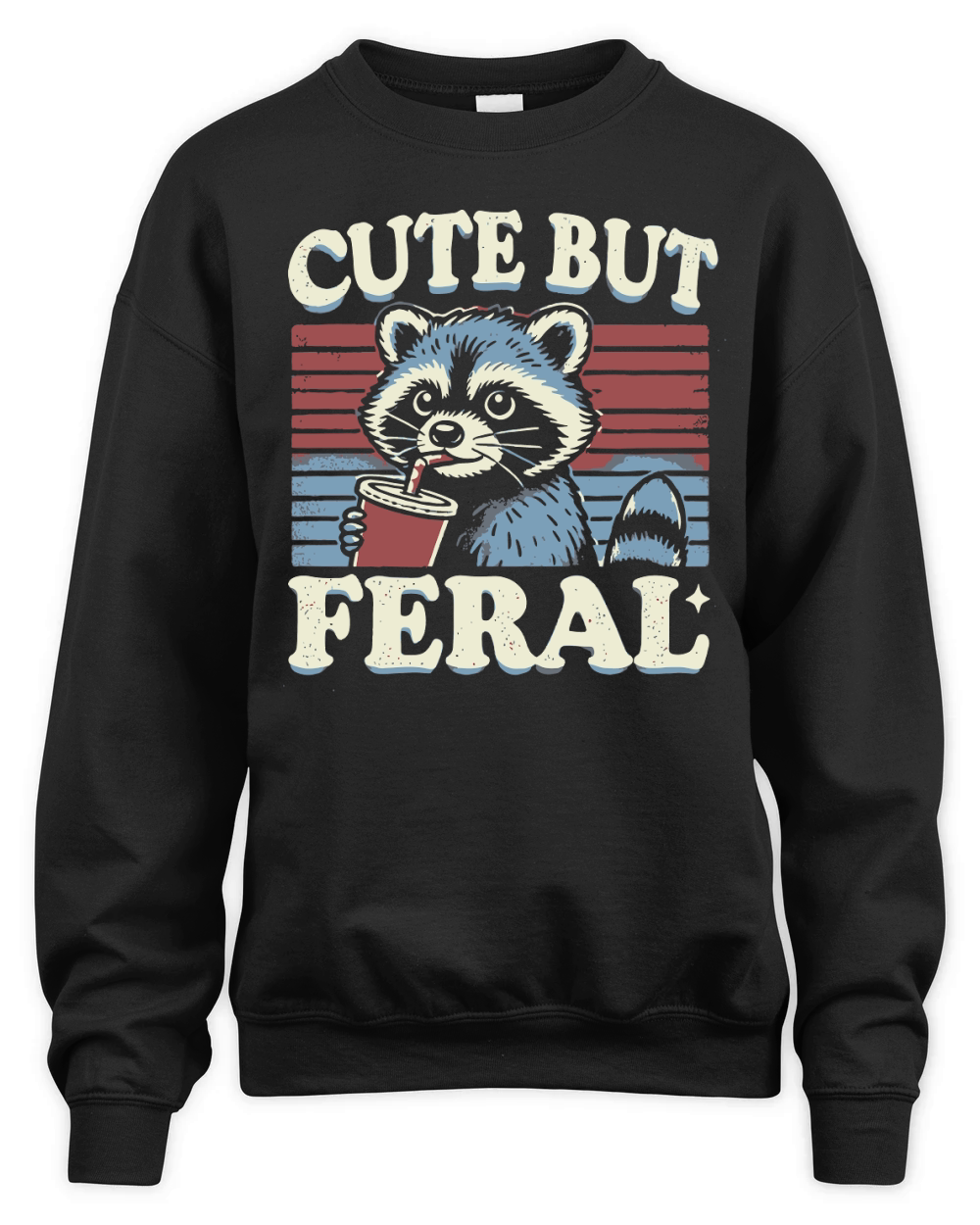 Cute but Feral Unisex Premium Crewneck Sweatshirt
