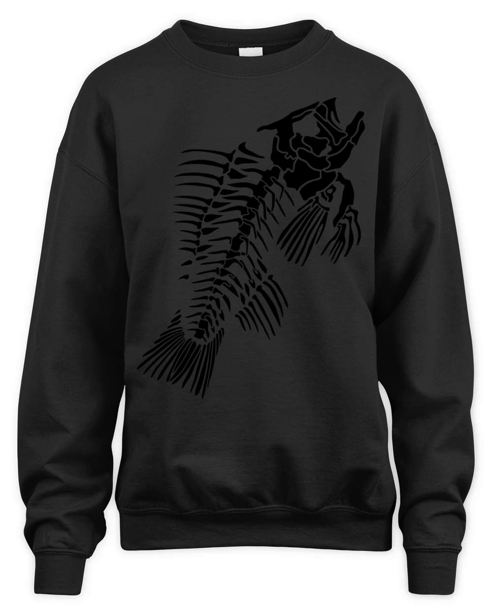 Fish skeleton Unisex Premium Crewneck Sweatshirt