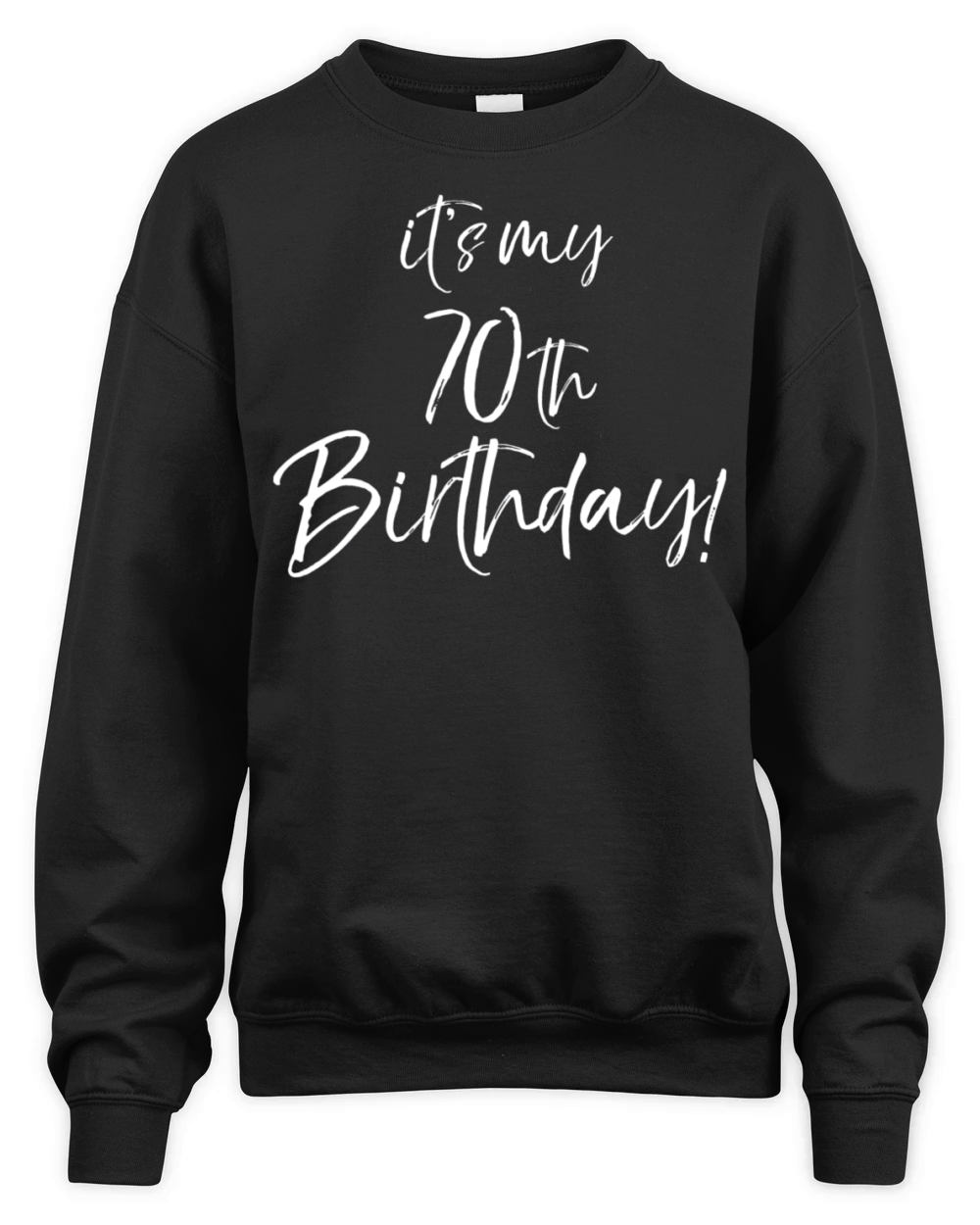 It s My 70th Birthday for Women Vintage 70 Years Unisex Premium Crewneck Sweatshirt