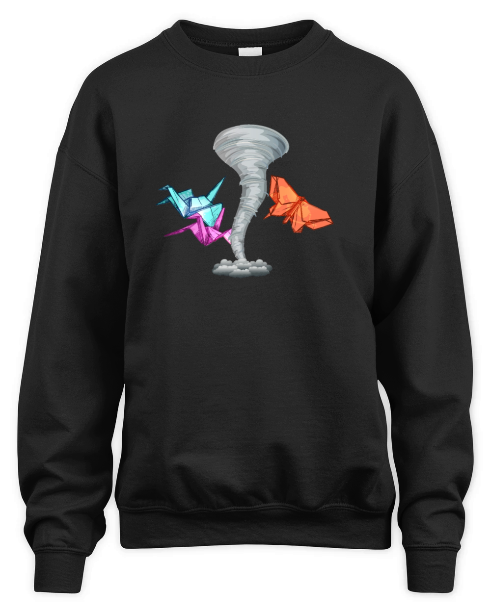 Origami Tornado Unisex Premium Crewneck Sweatshirt