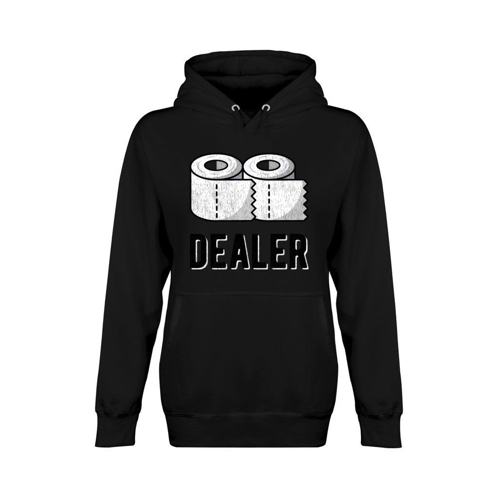 CORONA Virus Funny Saying Pun Toilet Paper Dealer Unisex Premium Pullover Hoodie